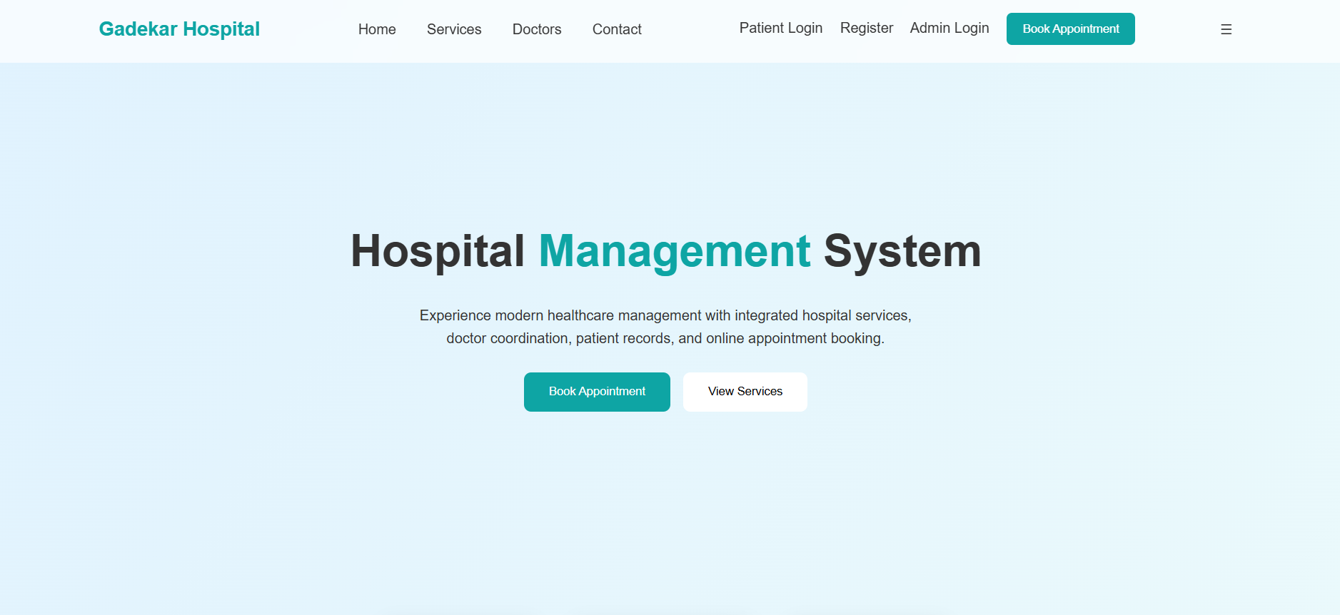 Hospital Management System